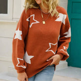 Turtleneck With Five-Pointed Stars
