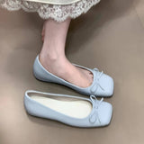 HIDDEN HEEL BOW LOAFERS FOR WORK COMFORT_CWSHF0159