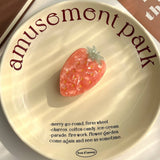 PINK STRAWBERRY ACETATE CLAW CLIP SWEET CUTE_CWAHA5838