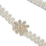 STRETCH FLOWER PEARL FASHION BELT_CWABE0521