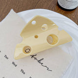 CHEESE HAIR CLAW CUTE LARGE CLIP FOR GIRLS_CWAHA0392