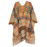 Women Fringe Knitted Poncho Cardigan Cape Shawl
