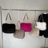 Winter Leisure Shoulder Bag Messenger Plush Bag_Cwab4014