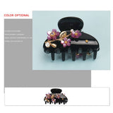 HAIR GRAB ACETATE FLOWER MEDIUM HAIR GRAB_CWAHA4320