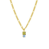 SIMPLE AND FASHIONABLE COLORFUL ZIRCON NECKLACE_CWMM3787