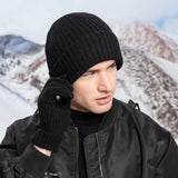 Winter Knitted Touch Screen Windproof Warm Suit_Cwmm2799