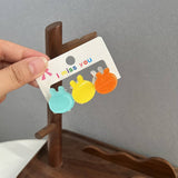 CHILDRENS BUNNY EAR BEAR 3 PACK FLOWER HAIRPINS_CWAHA1849