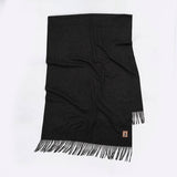 Wool Blend Solid Scarf-Sof Thick Bear Label Wrap_Cwasc2338