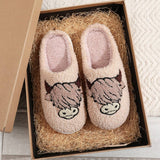CHRISTMAS HOT SELLING ANIMAL PRINT COTTON SLIPPERS_CWSHS0870