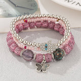 CHAIN ETHNIC STYLE MULTI LAYER RICE BEAD BRACELET_CWAHA2477