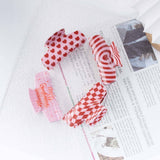 Cwaha1313_Sweet Red Series Love Lattice Hair Claw Clip