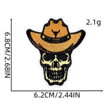 Western Cowboy Graffiti Embroidered Patch_Cwmm4033