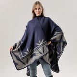 Wear Faux Cashmere Cape Scarf Shawl_Cwasc2212