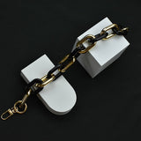 11 81ACRYLIC CHAIN HANDLE MULTI COLOR BAG STRAP_CWMM5090