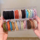 Cwaha07449_Korean Elastic Hair Tie Durable Bands For Women