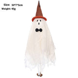 HANGING WHITE WITCH GHOST HALLOWEEN PROP_CWMM9876
