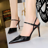 SIMPLE SHALLOW POINTED TOE HIGH HEELS_CWSHH0109
