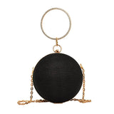 DIAMOND STUDDED SPHERICAL EVENING BAG CLUTCH _CWAB3247