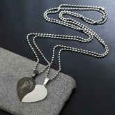 LOVE COUPLE TITANIUM STEEL NECKLACE_CWMM4608