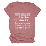 Womens Teacher Life I Dont Funny Tee_Cwttsl0487