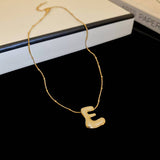 NEW LETTER PENDANT NICHE TEMPERAMENT NECKLACE_CWAJE2063