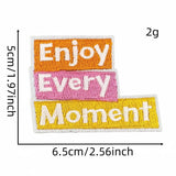PERSONALIZED COLORFUL ENGLISH EMBROIDERY PATCH_CWMM4029