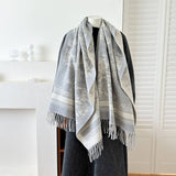 Cwasc03141_Vintage Reversible Scarf Boho Winter Warm Shawl