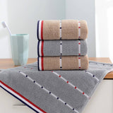 HOUSEHOLD STRIPED COTTON ABSORBENT TOWEL SOFT GIFT_CWMM2317