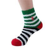 CHRISTMAS EMBROIDERY COZY SOCKS FOR WOMEN_CWMS0200