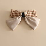 NEW KNITTED HIGH GRADE BOW HAIRPIN_CWAHA1805