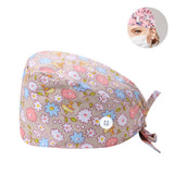 SWEATBAND COTTON PRINTED LACE UP WORK HAT_CWAH3327