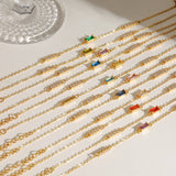 Titanium Double Layer Zodiac Cross Bracelet