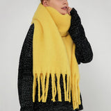 SOFT MOHAIR FEEL SCARF COZY WINTER WRAP_CWASC0323