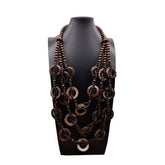 BOHEMIAN ETHNIC COCONUT SHELL NECKLACE_CWMM4853