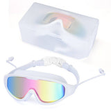 LARGE FRAME SWIM GOGGLES HD ANTI FOG MIRROR LENS_CWASG1047
