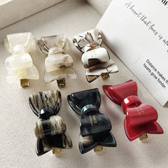 Sweet Bow Acetate Hair Clip ? Double-Layer Side_Cwaha07201