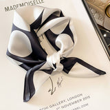 MINIMALIST SPRING AND SUMMER POLKA DOT PLAID SCARF_CWASC0628