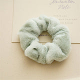 FUZZY HAIR SCRUNCHIES FOR WINTER_CWAHA0381