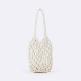 HOLLOW SOLID COLOR SIMPLE SHOULDER WOVEN BAG_CWAB4682