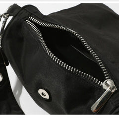 Vintage Double Button Shoulder Bag Tote Bag_Cwab1390