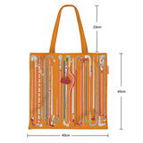 SCEPTER PRINT CANVAS TOTE BAG FOR WOMEN_CWAB5131