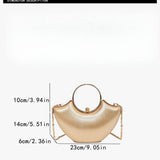 FINE GLITTER LADY EVENING BAG CHAIN CLUTCH BAG_CWAB3242