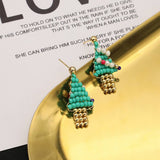 CHRISTMAS COLLECTION NATURAL PEARL EARRINGS_CWAJE3821