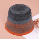 Women Retro Luxury Warm Felt Bucket Hat_Cwah0603
