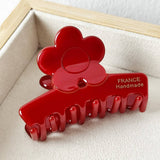 Elegant Acetate Flower Colorful Hair Clip_Cwaha07187