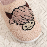 CHRISTMAS HOT SELLING ANIMAL PRINT COTTON SLIPPERS_CWSHS0870