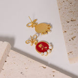 HIGH END RETRO LUXURY NATURAL PEARL EARRINGS_CWAJE3774