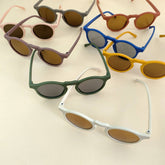 CANDY COLORED ROUND TRENDY SUNGLASSES_CWASG057