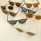 CANDY COLORED ROUND TRENDY SUNGLASSES_CWASG057