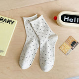 NEW AUTUMN LOVE BREATHABLE MIDDLE TUBE SOCKS_CWMS0919